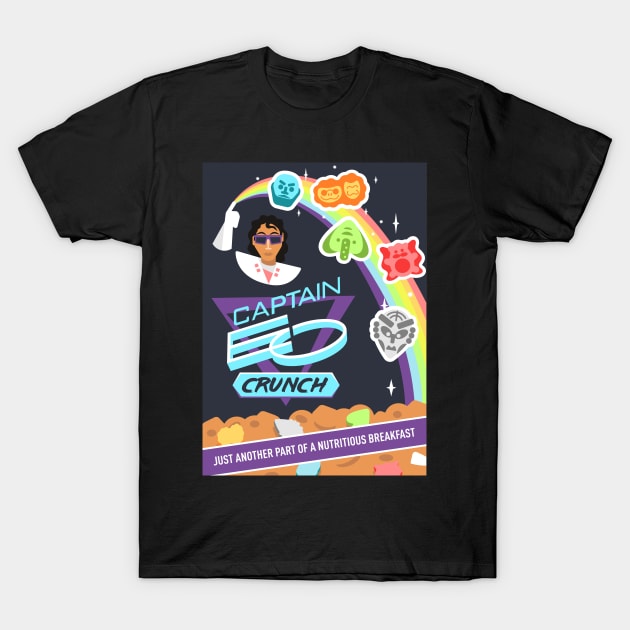 Captain EO Crunch - Designed by Rob Yeo for WDWNT.com T-Shirt by WDWNT